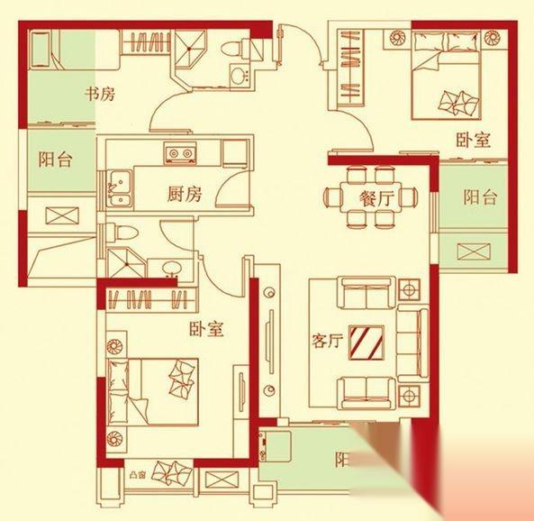 泉州新房 永春县 富临国际 > 户型介绍
