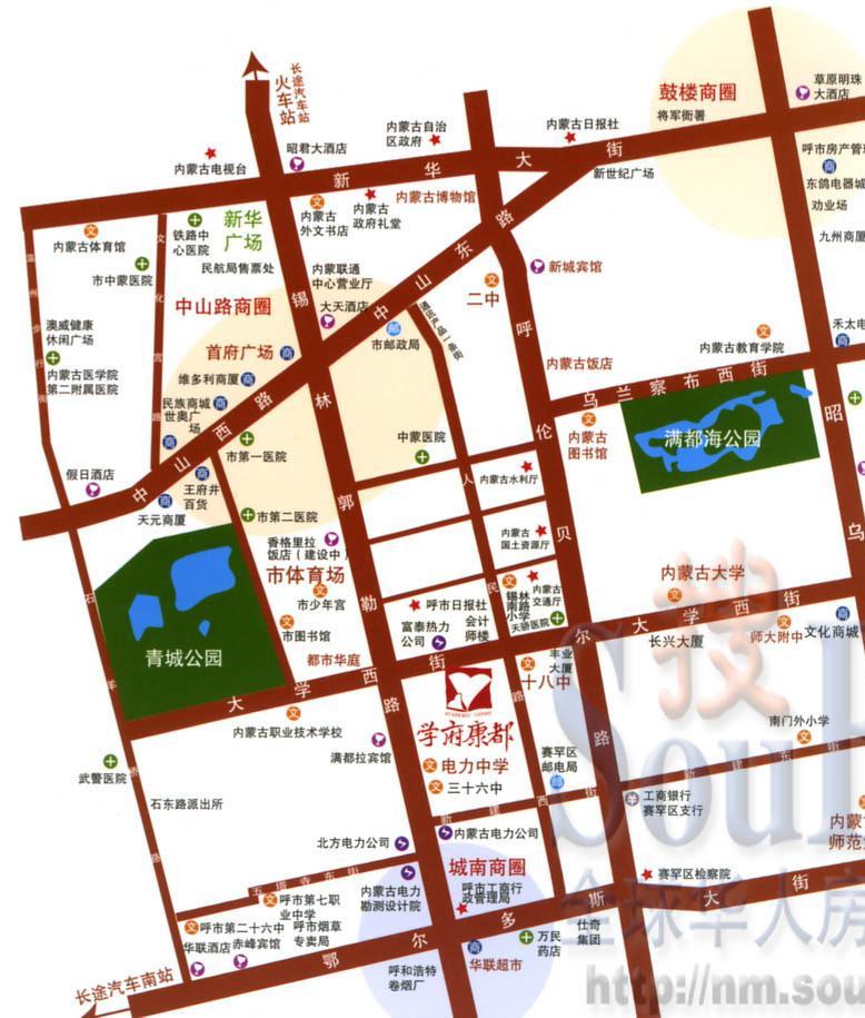 呼和浩特二手房 赛罕区 > 学府康都