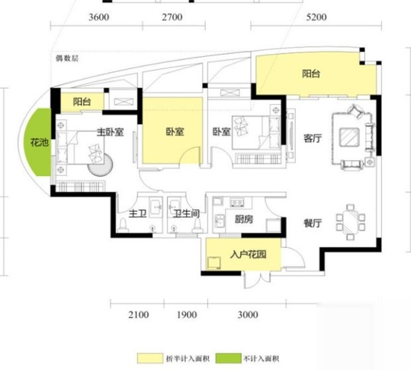 通江江与城二期户型图_【优优好房】巴中房产网