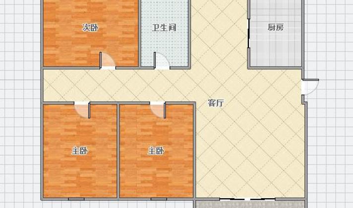 田家庵区田家庵 晟地绿园 3室2厅2卫 106平米