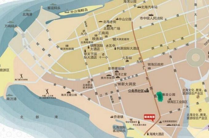 银海区,银海,北海银滩海尊
