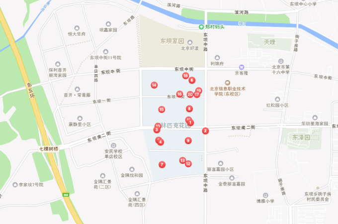 朝阳区,东坝,北京奥林匹克花园