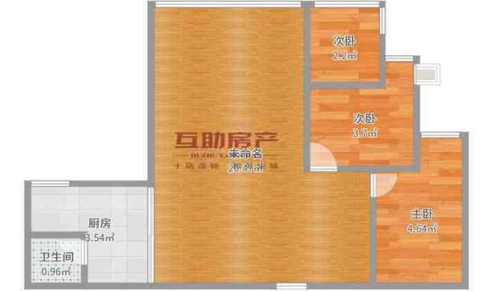 妙客锦天 87.77㎡ 中楼层 1700元/月_【优优好房】自贡房产网