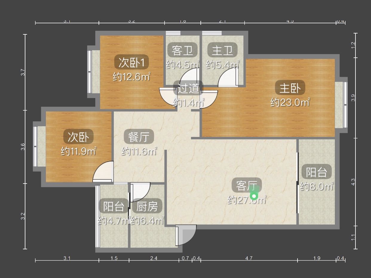 西岭御景榕湖分校房地址是 5栋3单元301 有115平73万
