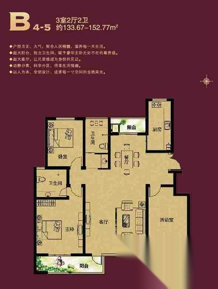 许昌新房 魏都区 正诚阳光花墅 > 户型介绍