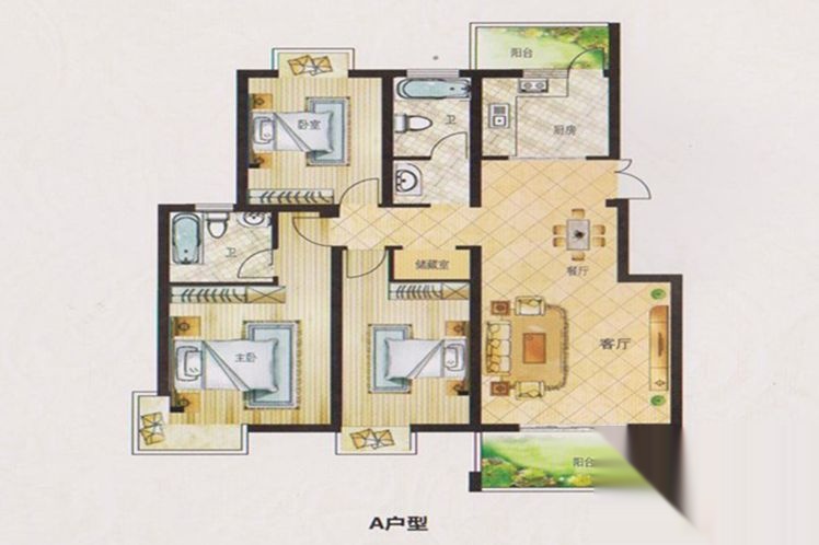 绥化澜园户型图图片