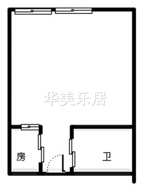 阳光假日公寓 38平米 1500元/月