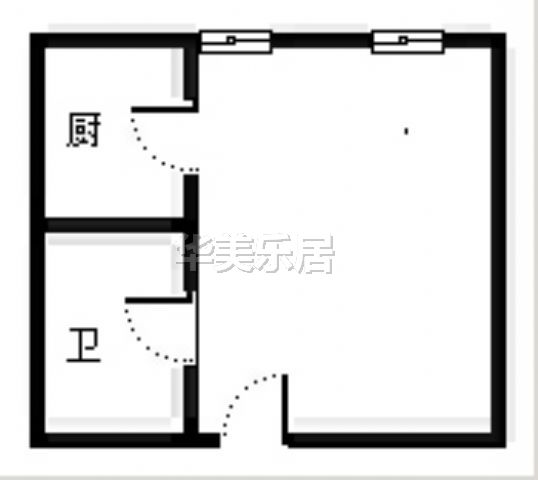 申海花苑 37平米 1500元/月