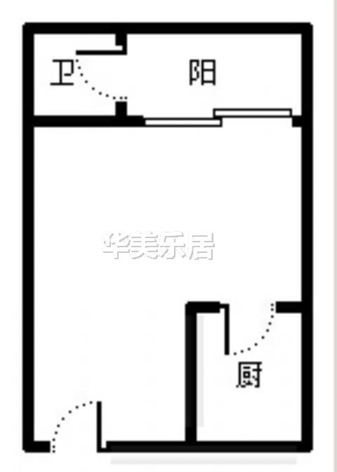 加州阳光 43平米 1500元/月