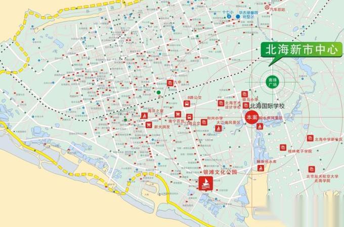 北海新房 银海区 园辉新都 在售 毛坯 售价:8900元/平 最近更新