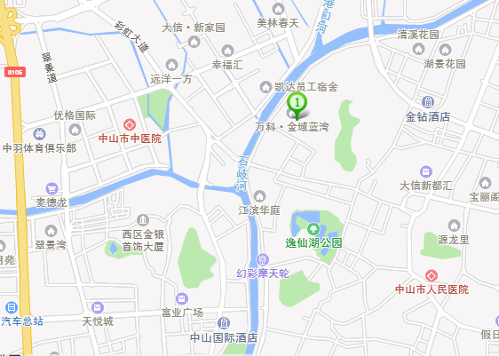 中山市石岐区详细地图图片